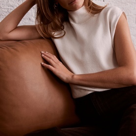 Turtleneck Knitted Vest