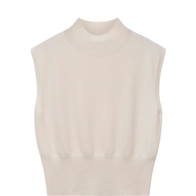 Turtleneck Knitted Vest