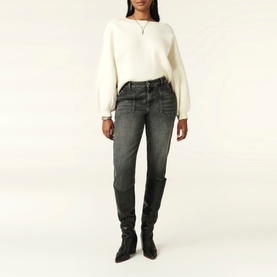 Mateo Buttoned Shoulder Sweater