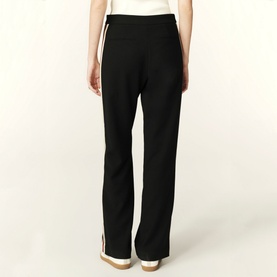 Soda Side-Striped Straight-Leg Trousers