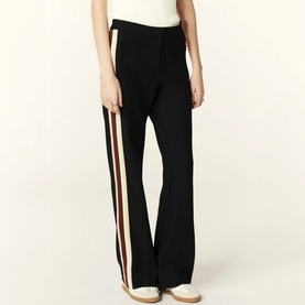 Soda Side-Striped Straight-Leg Trousers