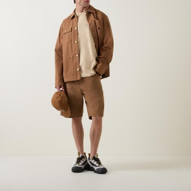 Single Knee Logo Shorts