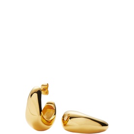 Dome Medium Hoop Earrings