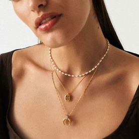 July Birthstone Pendant Necklace