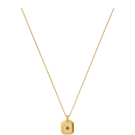 July Birthstone Pendant Necklace