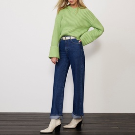 Chunky Knit Ribbed Sweater