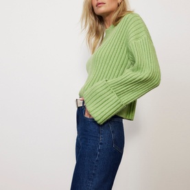 Chunky Knit Ribbed Sweater
