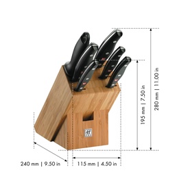 Pollux Seven-Piece Knife Block Set