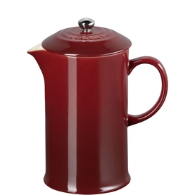 Stoneware Cafetiere With Metal Press 1L