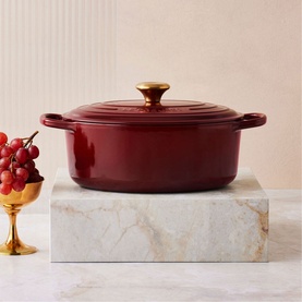 Signature Cast Iron Oval Casserole 29cm