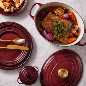 Signature Cast Iron Oval Casserole 29cm