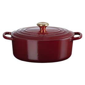 Signature Cast Iron Oval Casserole 29cm