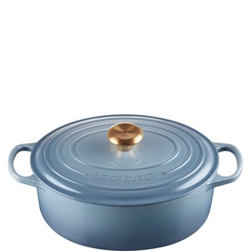 Signature Cast Iron Oval Casserole 29cm