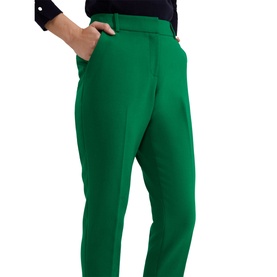 Suki Mid-Rise Slim-Leg Trousers
