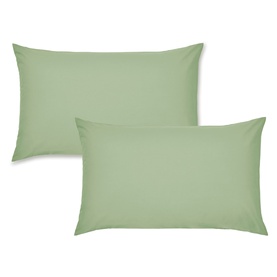 Easy Iron Standard Pillowcase Sage