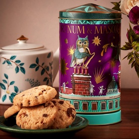 Christmas Mini Merry Go Round Musical Biscuit Tin 130g