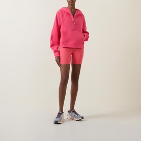 Scuba Oversized Half-Zip Hoodie