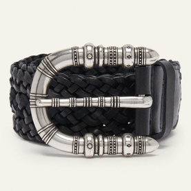 Barbara Woven Leather Belt