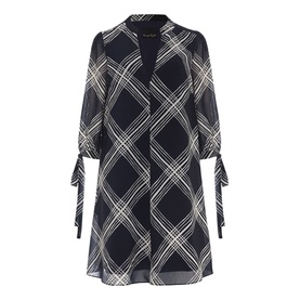 Cora Checked Mini Dress