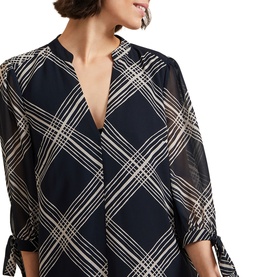 Cora Checked Mini Dress