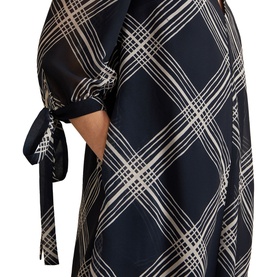 Cora Checked Mini Dress