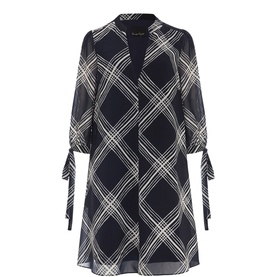 Cora Checked Mini Dress