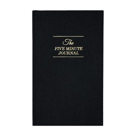 Five Minute Journal Black