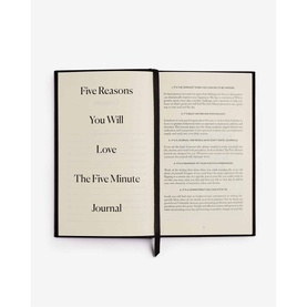 Five Minute Journal Black