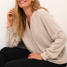 Milia Striped Regular Fit Blouse