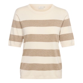 Lizza Striped Knit T-Shirt