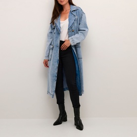 Sidsel Denim Trench Coat