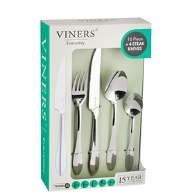 Everyday 16-Piece Cutlery Set with 4 Steak Knives