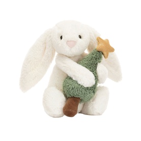 Bashful Bunny with Christmas Tree 18cm