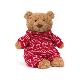 Bartholomew Bear Winter Pyjamas 26cm