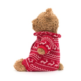 Bartholomew Bear Winter Pyjamas 26cm