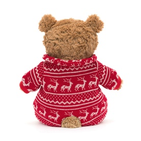 Bartholomew Bear Winter Pyjamas 26cm