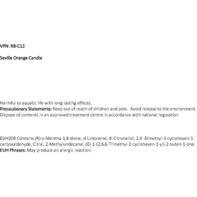 Seville Orange Blossom Candle