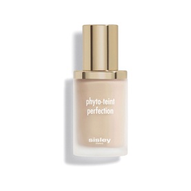 Sisley Phyto-Teint Perfection Foundation 30ml in a glass bottle with gold cap, luminous matte finish, medium to high coverage formula