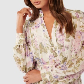 Cherie Floral Mini Flared Dress