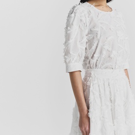 Meadow Embroidered Floral Skirt