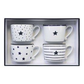 Hampton Star Set of Four Mugs