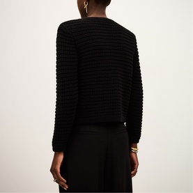 Gaspard Textured Knitted Cardigan