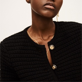 Gaspard Textured Knitted Cardigan