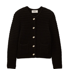 Gaspard Textured Knitted Cardigan