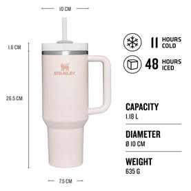 The Rose Quartz Quencher H20 FlowState&trade; Tumbler  1.18L