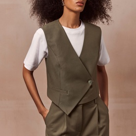 Tailored Asymmetric Waistcoat