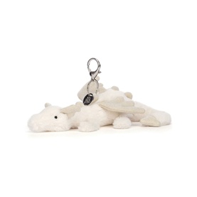 Snow Dragon Bag Charm 12cm