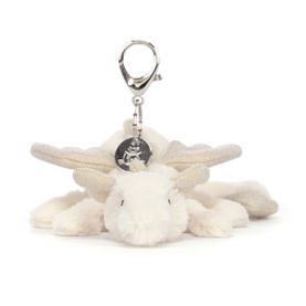 Snow Dragon Bag Charm 12cm