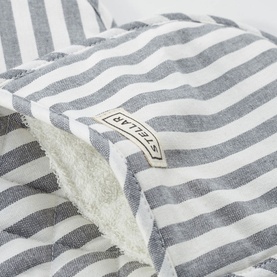 Striped Double Oven Mitt