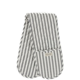 Striped Double Oven Mitt